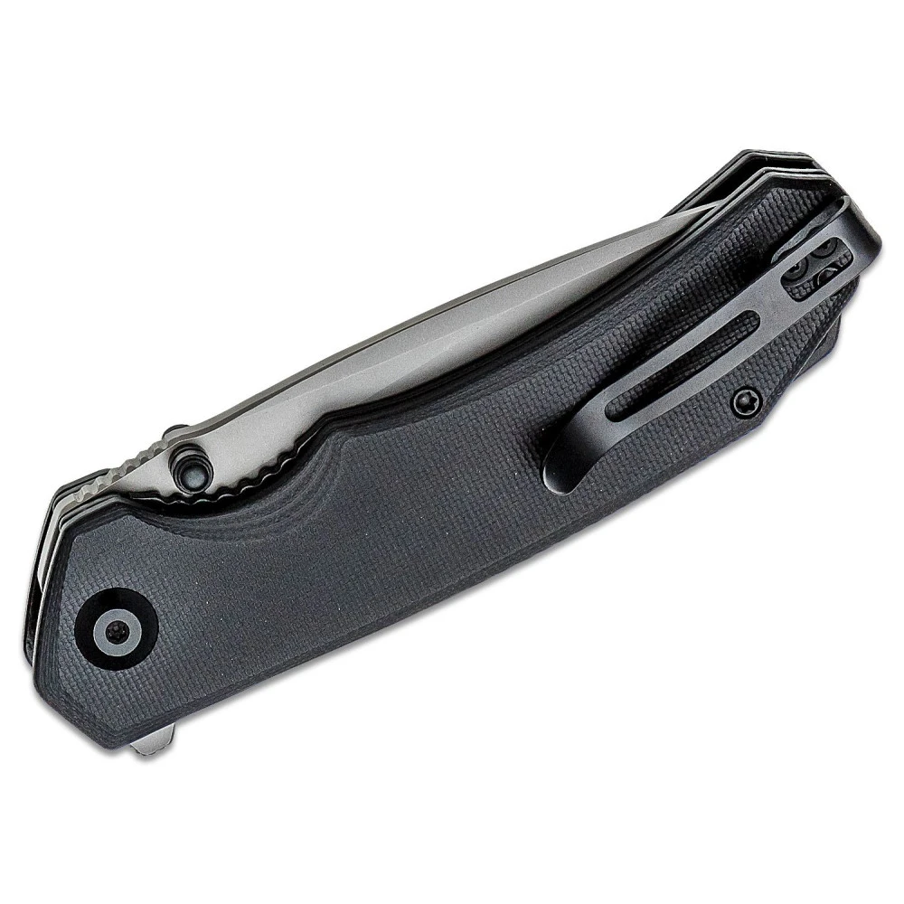 CIVIVI Brazen - Black G10, Stonewashed 14C28N Drop Point Blade, C2102C 4 CIVIVI Brazen - Black G10, Stonewashed 14C28N Drop Point Blade, C2102C - Image 2