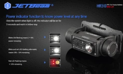 JETBeam HR30 Rechargeable Headlamp/Flashlight (950 Lumens, 120 Metres) -Outdoor Equipment Store HR30 6