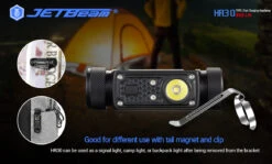 JETBeam HR30 Rechargeable Headlamp/Flashlight (950 Lumens, 120 Metres) -Outdoor Equipment Store HR30 9