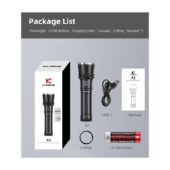 Klarus A3 Rechargeable Zoomable Flashlight (2200 Lumens, 750 Metres) -Outdoor Equipment Store IFvmSP26BmscPUe69Ao1pviK7WXkRH metaQTMgY29udGVudHMuanBlZw3D3D