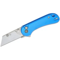 CIVIVI Elementum Utility, Blue Aluminium, Button Lock, 2.26" 6Cr Replaceable Utility Blade, C23039B-2