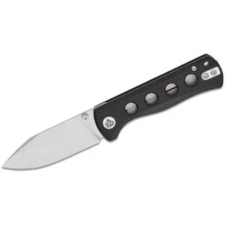 QSP Canary - Black G10 With Stonewashed 14C28N, QS150-A1