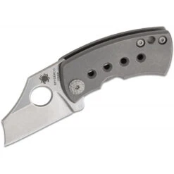 Spyderco McBee - Grey Titanium With CTS-XHP Blade - C236TIP