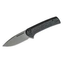 CIVIVI Conspirator, Black Micarta With 3.48" Nitro-V Stonewash Drop Point Blade, C21006-1