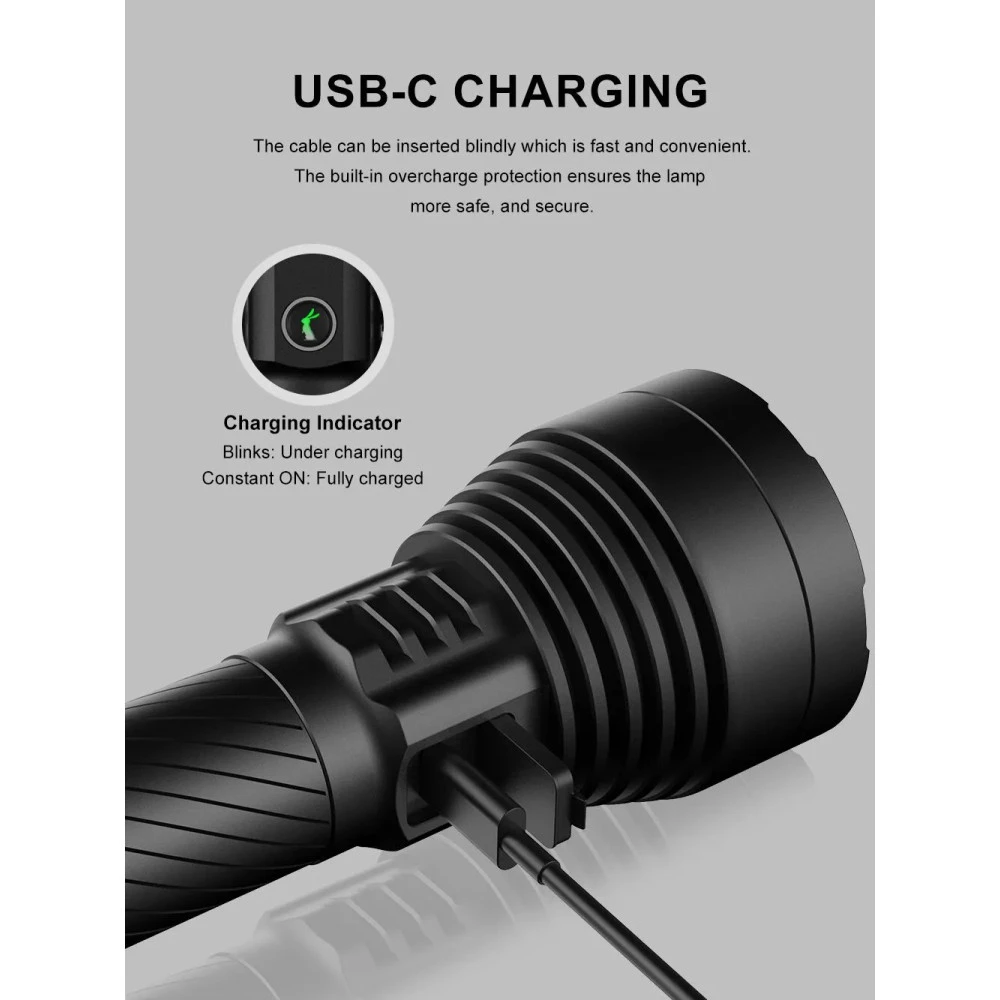 Lumintop GT Mini 5.0 Rechargeable Compact Long Distance Flashlight (1600 Lumens, 1000 Metres) 11 Lumintop GT Mini 5.0 Rechargeable Compact Long Distance Flashlight (1600 Lumens, 1000 Metres) - Image 9