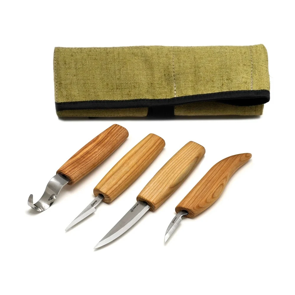 BeaverCraft Basic Wood Carving Set - S09 3 BeaverCraft Basic Wood Carving Set - S09