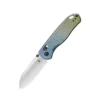 Kizer Drop Bear - 2.97" Stonewash LC200N Blade, Clutch Lock, Gradient Snowflake Titanium Handles, Ki3619A3