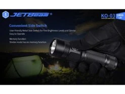 JETBeam KO-03 Type-C Fast Charging Torch (2400 Lumens, 326 Metres) -Outdoor Equipment Store KO 02 12