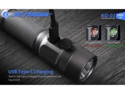 JETBeam KO-03 Type-C Fast Charging Torch (2400 Lumens, 326 Metres) -Outdoor Equipment Store KO 03 11