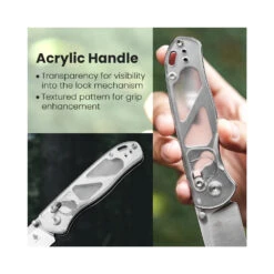 Kizer Vanguard Drop Bear V3619A1 - 2.97" Satin Nitro-V Blade, Clutch Lock, Transparent Acrylic Handles -Outdoor Equipment Store KjoDySOpyHiPCaHxbU9NTtjR2MgnyI metaVjM2MTlBMS4uanBlZw3D3D