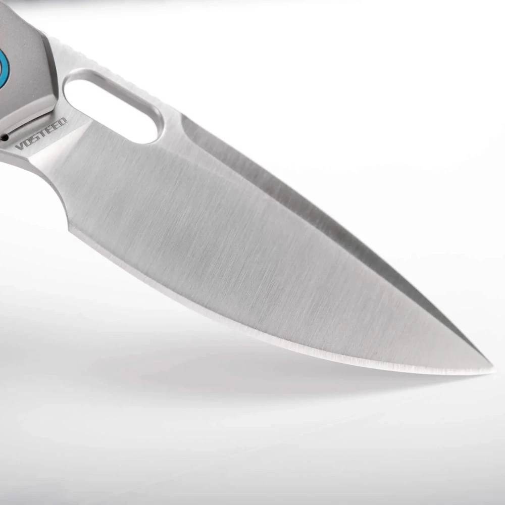 Vosteed Psyop - 3.32" Satin Elmax Blade, Titanium Handle, Top Liner Lock - A2204 7 Vosteed Psyop - 3.32" Satin Elmax Blade, Titanium Handle, Top Liner Lock - A2204 - Image 5