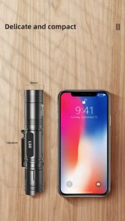 Wuben L50 Rechargeable Compact Pocket Flashlight - 1200 Lumens -Outdoor Equipment Store L50 EN 1200 191107 06