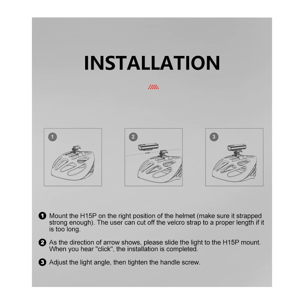 Gaciron Helmet Mounting Bracket, GoPro Compatible, H15P 12 Gaciron Helmet Mounting Bracket, GoPro Compatible, H15P - Image 10