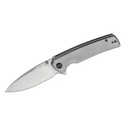 WE Knife Co. Subjugator, Grey Titanium With Satin Finished CPM-20CV Blade, WE21014C-1