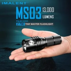 Imalent MS03 Rechargeable Compact Torch (13000 Lumens, 324 Metres) -Outdoor Equipment Store MS03