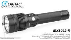 Eagtac MX30L2-R Rechargeable Security Torch (4500 Lumens, 492 Metres) 23 Eagtac MX30L2-R Rechargeable Security Torch (4500 Lumens, 492 Metres) -Outdoor Equipment Store MX30L2 R 5