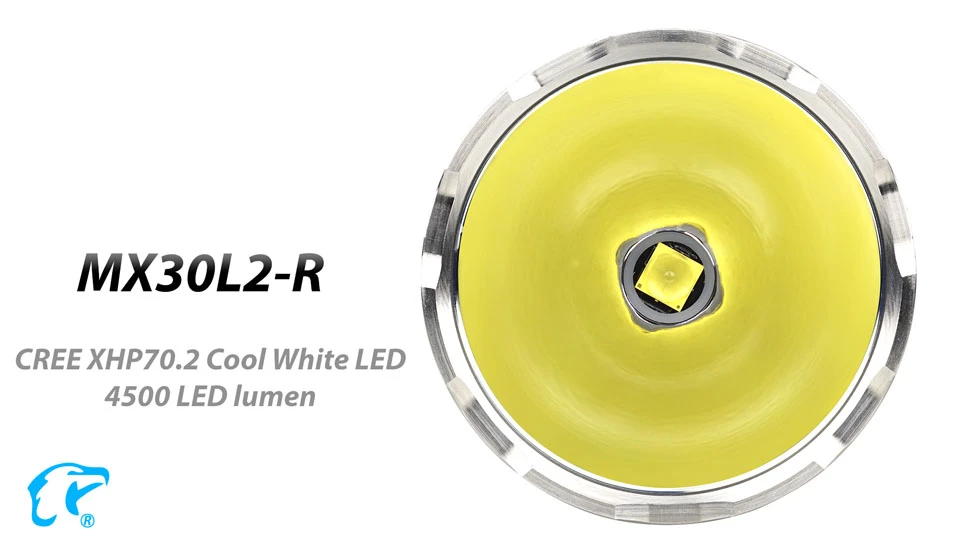 Eagtac MX30L2-R Rechargeable Security Torch (4500 Lumens, 492 Metres) 10 Eagtac MX30L2-R Rechargeable Security Torch (4500 Lumens, 492 Metres) - Image 8