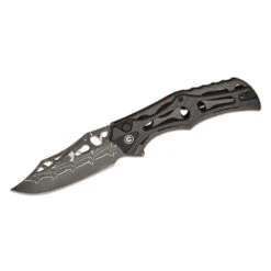 CIVIVI Biophase, Skeletonised Aluminium And Carbon Fibre Overlaid G10 Handles, Damascus Blade, C23083C-DS1