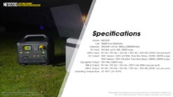 Nitecore NES1200 Power Station + FSP100 Panel Kit -Outdoor Equipment Store MoVZMAtVree99XmroUL9UvlQY0FNKe metaTkVTMTIwMDsuanBlZw3D3D