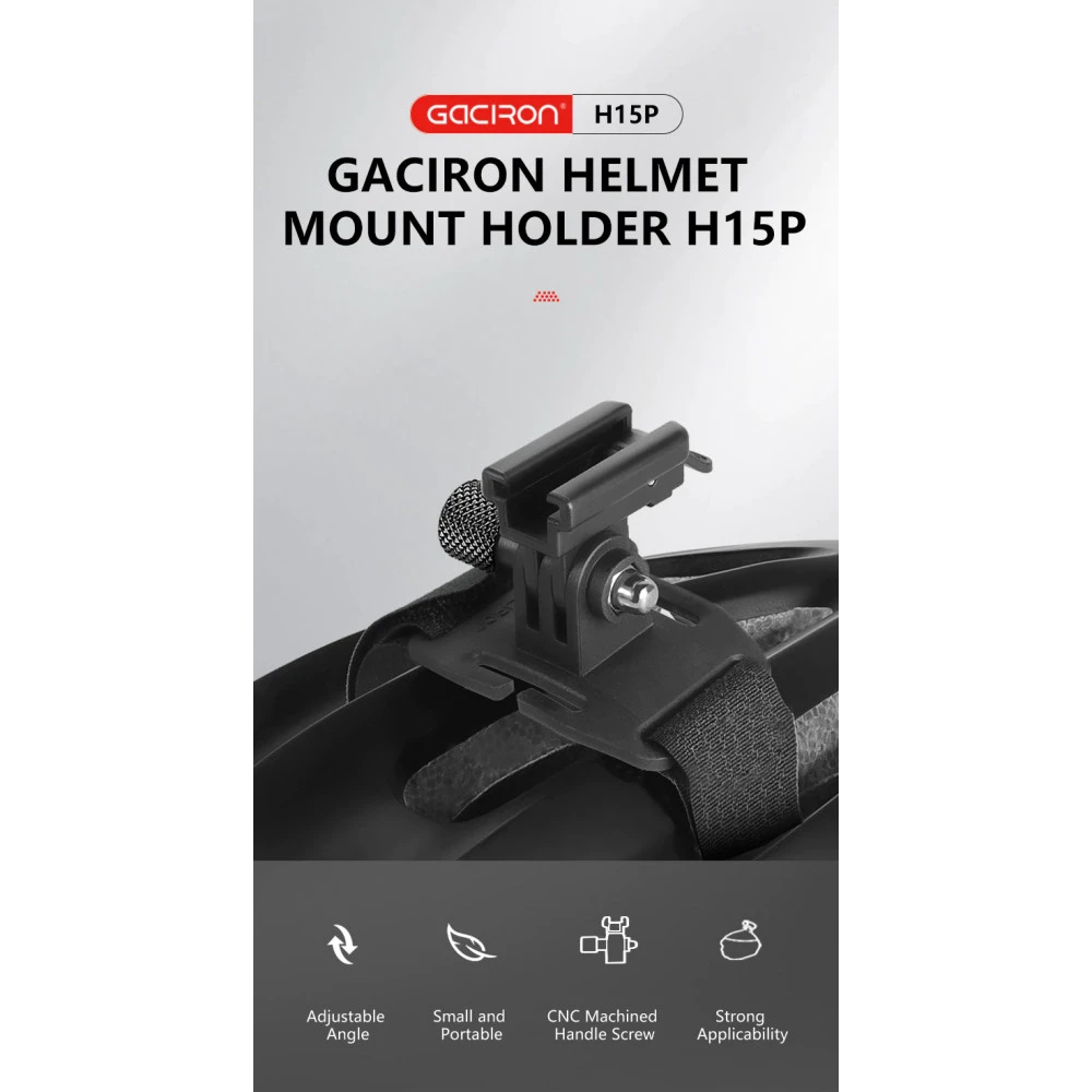 Gaciron Helmet Mounting Bracket, GoPro Compatible, H15P 5 Gaciron Helmet Mounting Bracket, GoPro Compatible, H15P - Image 3