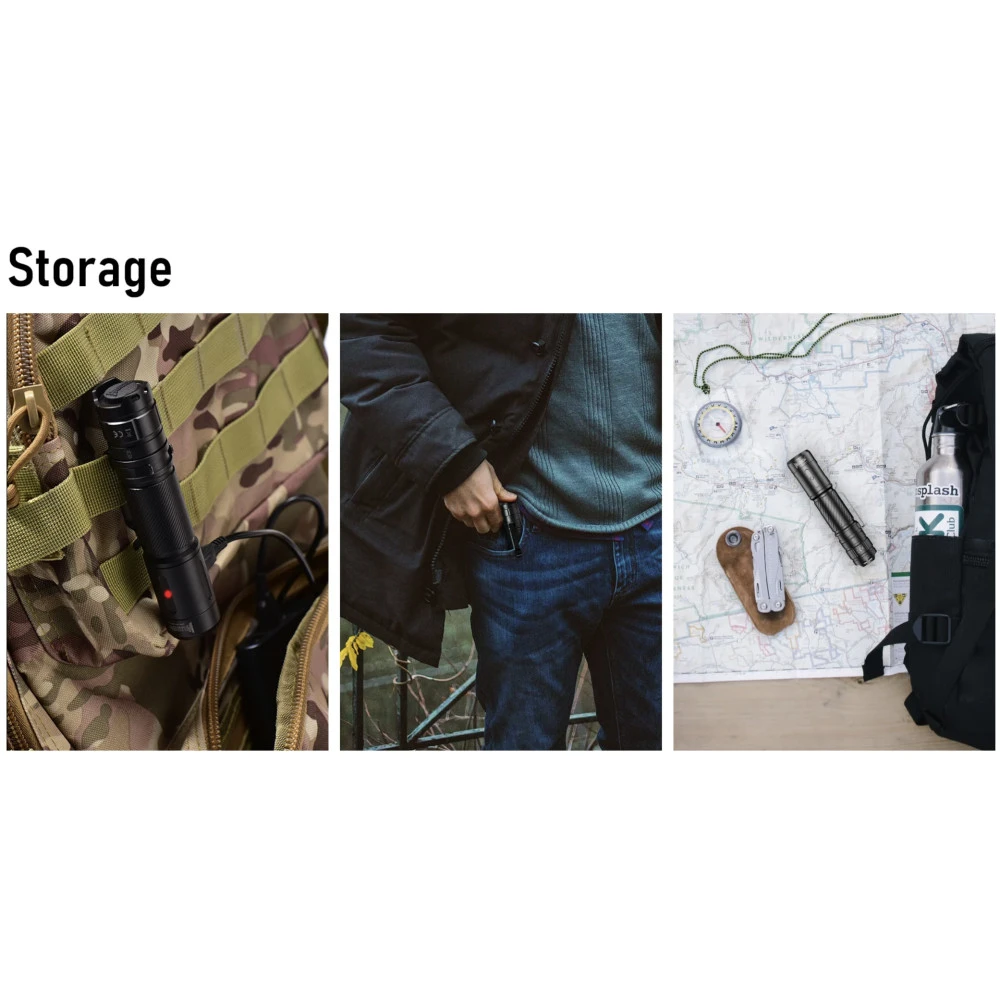 Wuben C3 Rechargeable Compact Flashlight (1200 Lumens, 179 Metres) 7 Wuben C3 Rechargeable Compact Flashlight (1200 Lumens, 179 Metres) - Image 5