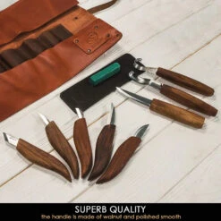 BeaverCraft Premium Wood Carving Set With Walnut Handles And Leather Tool Roll - S18X -Outdoor Equipment Store NsreBHlJEBifV7fj59w7qrXoYAnYwf metaUzE4WF8wNi5qcGVn