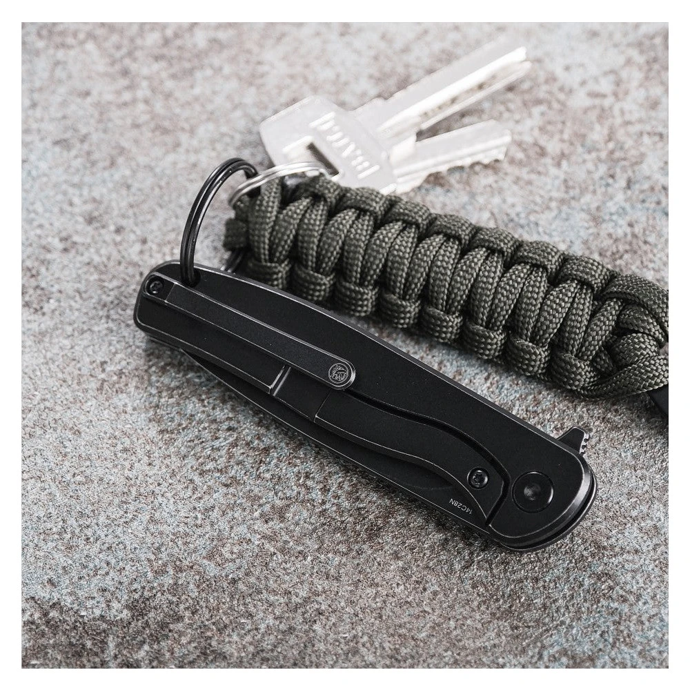 Vosteed Mini Labrador - 2.73" 14C28N Black Blade, Black Titanium Handle, Frame Lock - A3002 12 Vosteed Mini Labrador - 2.73" 14C28N Black Blade, Black Titanium Handle, Frame Lock - A3002 - Image 10