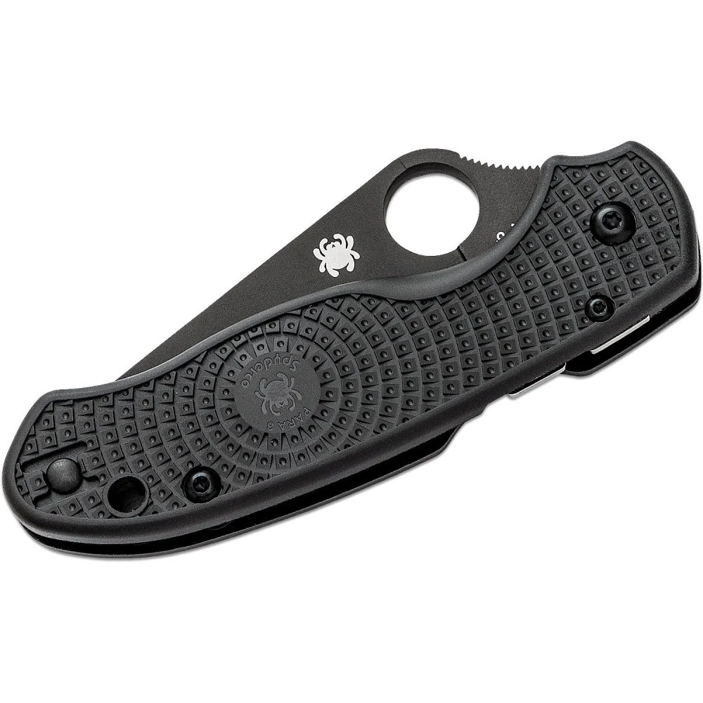 Spyderco Para 3 Lightweight - C223PBBK - Black FRN With Black CTS-BD1N Blade 5 Spyderco Para 3 Lightweight - C223PBBK - Black FRN With Black CTS-BD1N Blade - Image 3