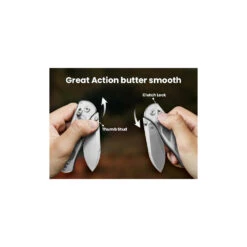 Kizer Vanguard Drop Bear V3619A1 - 2.97" Satin Nitro-V Blade, Clutch Lock, Transparent Acrylic Handles -Outdoor Equipment Store OW34fJSeX91lshFuXTx95wZUGurK23 metaMV8wNi5qcGVn