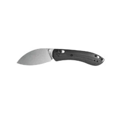 Vosteed Mini Nightshade - 2.6" Stonewashed 14C28N Blade, Black G10 Handle, Crossbar Lock - MNNS26VWGK
