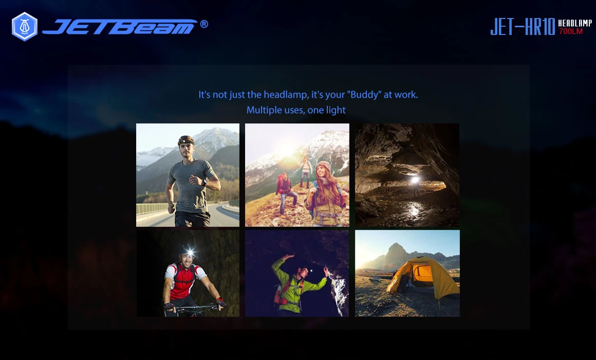 JETBeam HR10 Rechargeable Right Angle Torch/Headlamp (700 Lumens,150 Lumen) 16 JETBeam HR10 Rechargeable Right Angle Torch/Headlamp (700 Lumens,150 Lumen) - Image 14