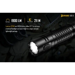 SPERAS EST2 Compact Rechargeable Tactical Light - 1900 Lumens, 211 Metres -Outdoor Equipment Store QRiCgR54E10lv46ogZilHjdyRFWy7V metaRVNULTItNC5qcGVn