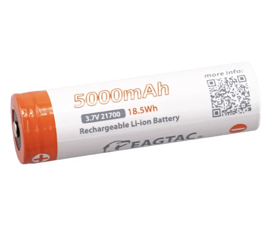 Eagtac 21700 Protected Rechargeable 5000mAh Li-ion Battery 3 Eagtac 21700 Protected Rechargeable 5000mAh Li-ion Battery