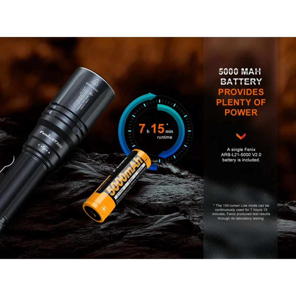 Fenix HT30R - Rechargeable White Laser LEP Torch - 1.5km Throw 11 Fenix HT30R - Rechargeable White Laser LEP Torch - 1.5km Throw - Image 9