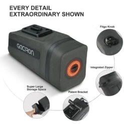Gaciron Bird Nest 200, Cycling Saddle Bag With Motion Sensor Tail Light - Black -Outdoor Equipment Store QuYR8x4WKFkQ8Ld4dSVj5fph5LHthW metaQmlyZHMgTmVzdCBkZXRhaWxzLnBuZw3D3D