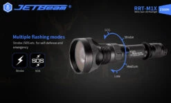 JETBeam RRT-M1X White Laser Flashlight- 2300 Metres -Outdoor Equipment Store RRT M1X 4