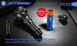 JETBeam RRT-M1X White Laser Flashlight- 2300 Metres -Outdoor Equipment Store RRT M1X 5