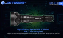 JETBeam RRT-M1X White Laser Flashlight- 2300 Metres -Outdoor Equipment Store RRT M1X 7