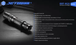 JETBeam Raptor RRT-M2S White Laser Flashlight - 1000 Metres -Outdoor Equipment Store RRT M2S 13