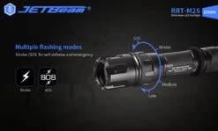 JETBeam Raptor RRT-M2S White Laser Flashlight - 1000 Metres -Outdoor Equipment Store RRT M2S 5