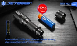 JETBeam Raptor RRT-M2S White Laser Flashlight - 1000 Metres -Outdoor Equipment Store RRT M2S 6