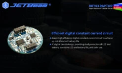 JETBeam RRT03 Raptor - Red, Green, Blue, White LED Torch - 1400 Lumens -Outdoor Equipment Store RRT03 raptor 6