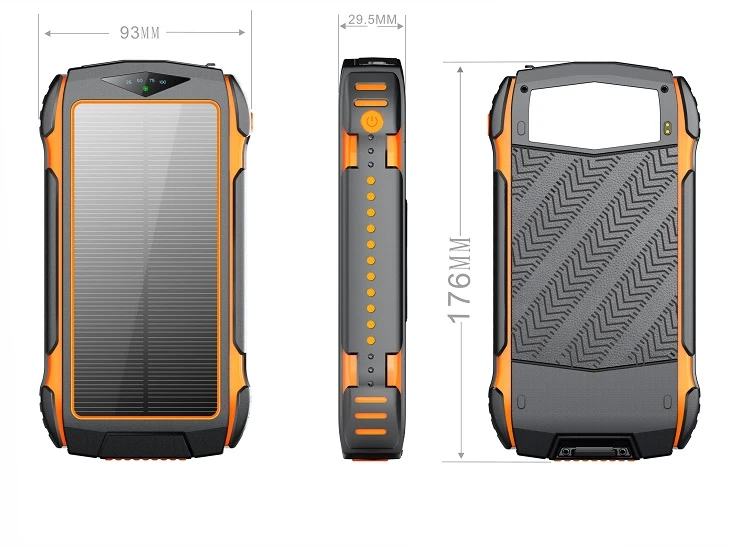 Outdoor Solar Power Bank With Flashlight - 30,000mAh 4 Outdoor Solar Power Bank With Flashlight - 30,000mAh - Image 2