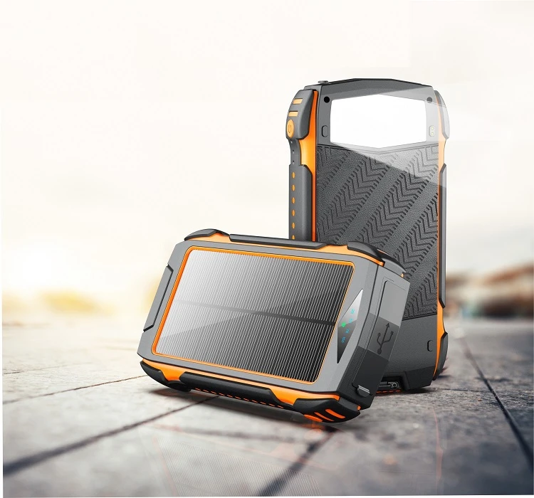 Outdoor Solar Power Bank With Flashlight - 30,000mAh 3 Outdoor Solar Power Bank With Flashlight - 30,000mAh