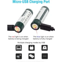 Keeppower 14500 2260mAh Micro-USB Rechargeable Batteries - 2 Pack, Protected P1450U2 9 Keeppower 14500 2260mAh Micro-USB Rechargeable Batteries - 2 Pack, Protected P1450U2 -Outdoor Equipment Store SilU3yGi2raURnsAI7aQlVUjY00haa metaMTQ1MDAgeDIuanBlZw3D3D