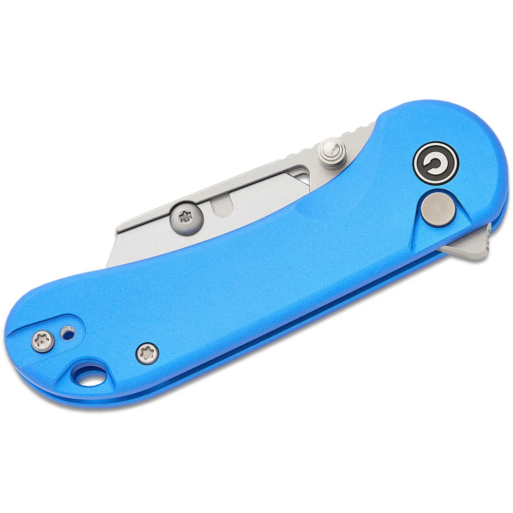 CIVIVI Elementum Utility, Blue Aluminium, Button Lock, 2.26" 6Cr Replaceable Utility Blade, C23039B-2 5 CIVIVI Elementum Utility, Blue Aluminium, Button Lock, 2.26" 6Cr Replaceable Utility Blade, C23039B-2 - Image 3