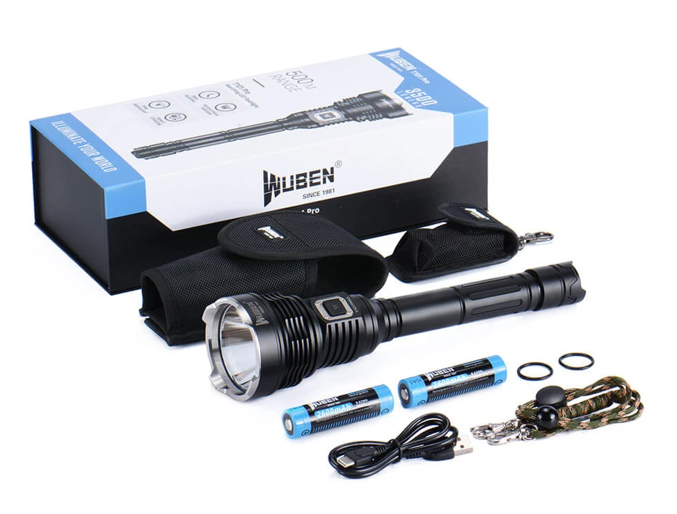 WUBEN T101 Pro Rechargeable Searchlight (3500 Lumens, 500 Metres) 17 WUBEN T101 Pro Rechargeable Searchlight (3500 Lumens, 500 Metres) - Image 15