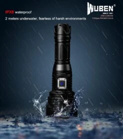 WUBEN T102 Pro USB-C Rechargeable Searchlight - 3500 Lumens -Outdoor Equipment Store T102pro 07