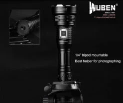 WUBEN T102 Pro USB-C Rechargeable Searchlight - 3500 Lumens -Outdoor Equipment Store T102pro 16