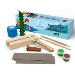 BeaverCraft DIY08 - Spruce Tree Wood Carving Set